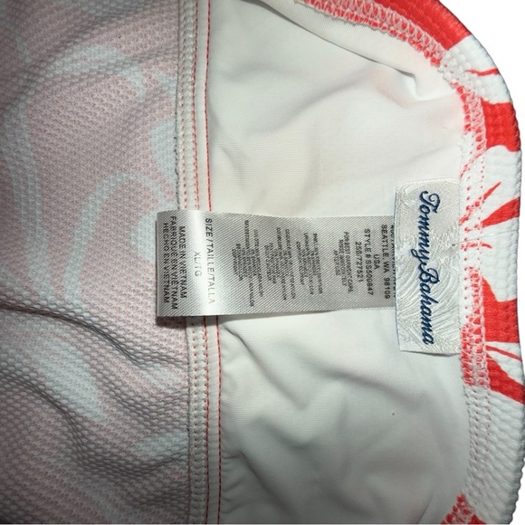 NWT TOMMY BAHAMA Island Cays Fiori V-Neck Coverup Dress - Citrus Coral XL - Picture 10 of 14